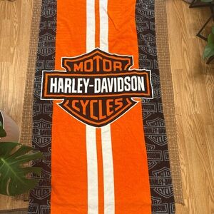 Harley-Davidson Bold Orange and Black Towel